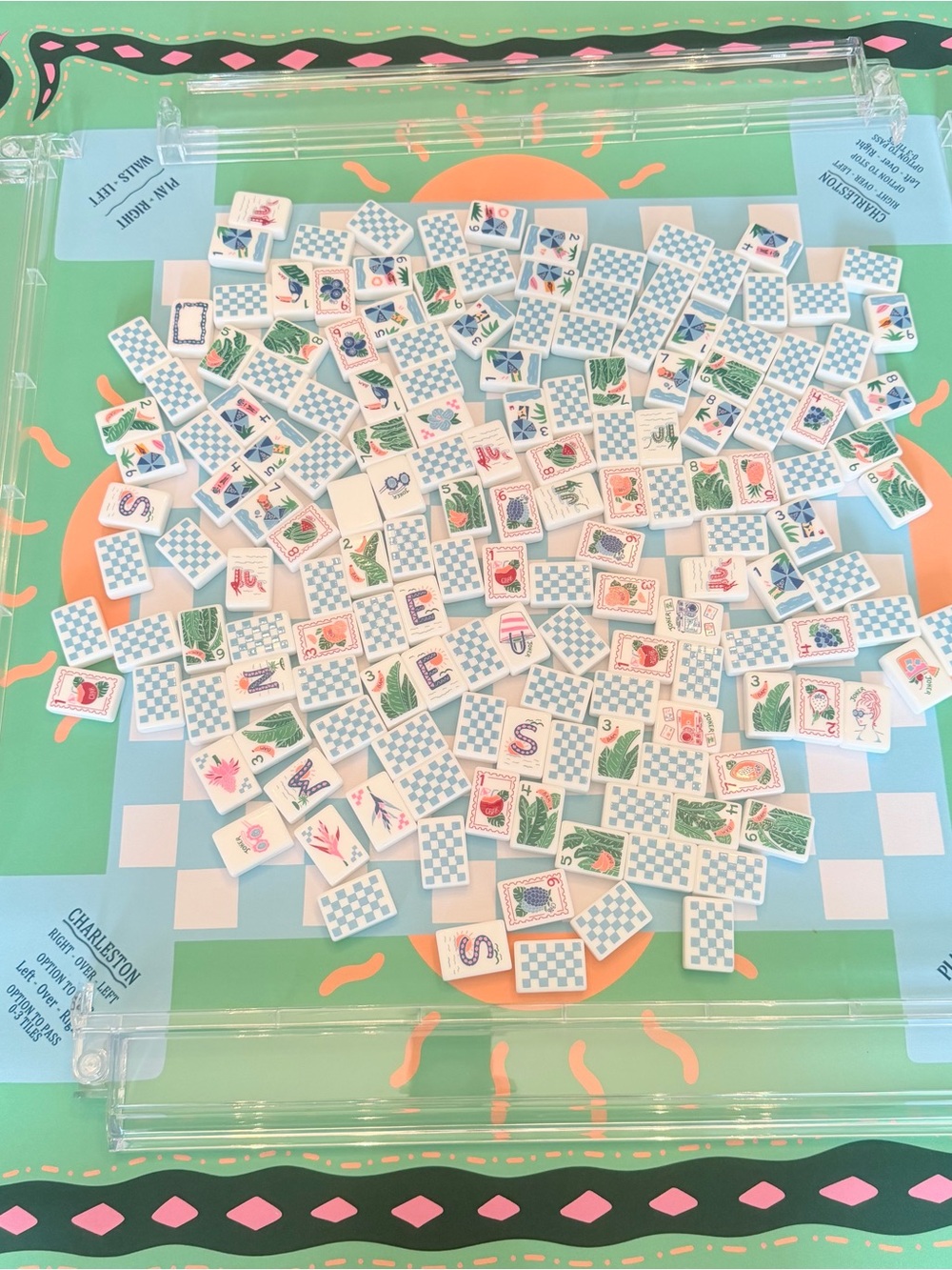 Mahjong tile set - Miss Out of Office - DUPES - Picture 12 of 16